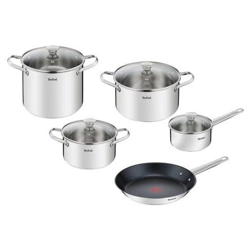 Conjunto de Panelas e Frigideiras Tefal Cook Eat (9 Peças)