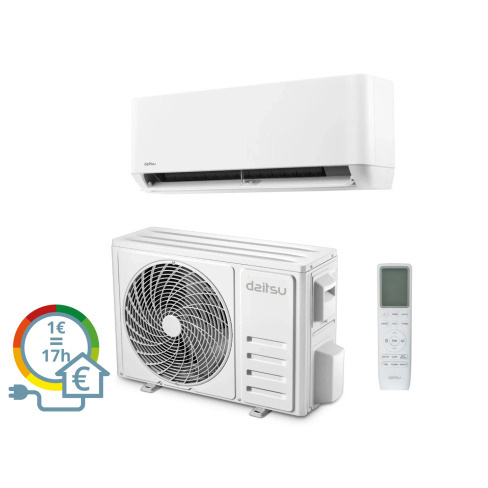Ar Condicionado DAITSU ARTIC PLUS DS-12KTP-5 WIFI (24 m² - 12000 BTU - Branco)
