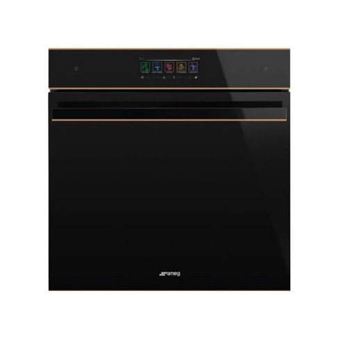 Forno SMEG Dolce Stil Novo SO6606WS4PNR (68 L - 59.7 cm - Hidrolítico - Preto)