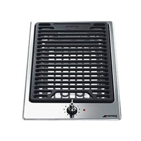 Placa Grelhador SMEG PGF30B (Elétrica - 31 cm - Inox)