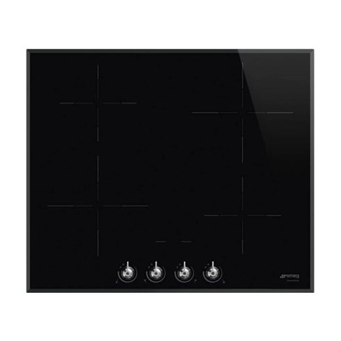 Placa de Indução SMEG Classica SI364BM (Elétrica - 59.6 cm - Preto)