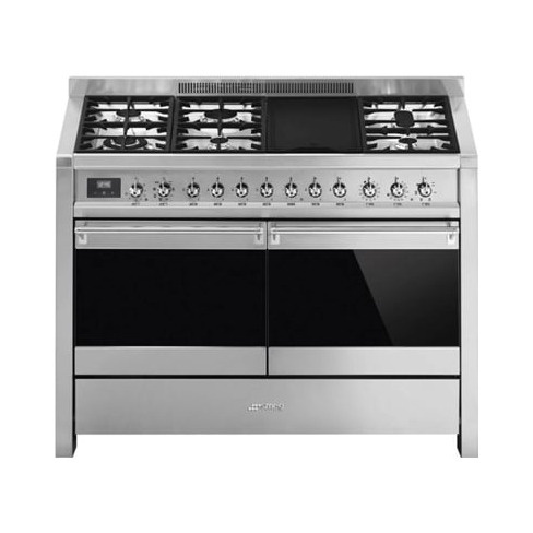 Fogão ELECTRICO SMEG A4-81 (61 L - Gás Natural - Inox)