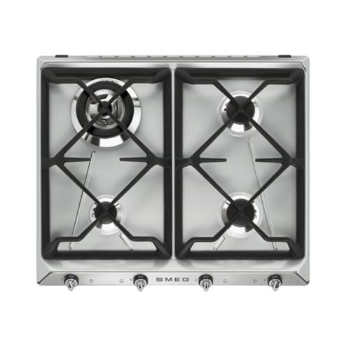 Placa de Gás SMEG SR964XGH (Gás Natural - 60 cm - Inox)