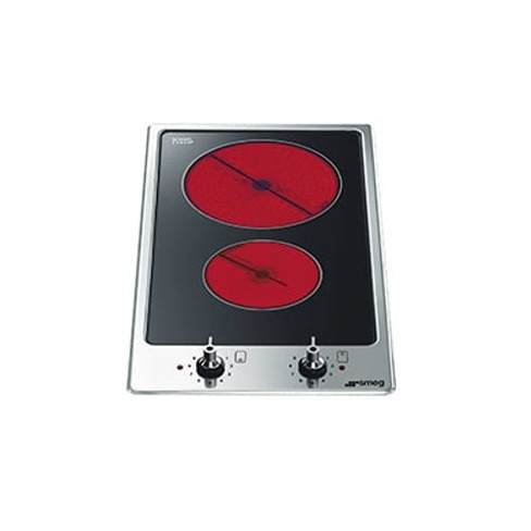 Placa de Vitrocerâmica SMEG PGF32C (Elétrica - 31 cm - Inox)
