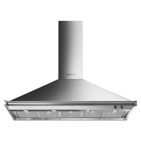 Exaustor SMEG Classica KD150HXE (626 m3/h - 150 cm - Inox)