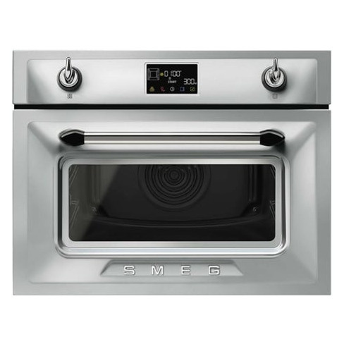 Forno Micro-ondas SMEG SO4902M1X (40 L - 59.7 cm - Hidrolítico - Inox)