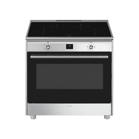 Fogão SMEG Concerto CG90CIXT (115 L - Indução - Preto)