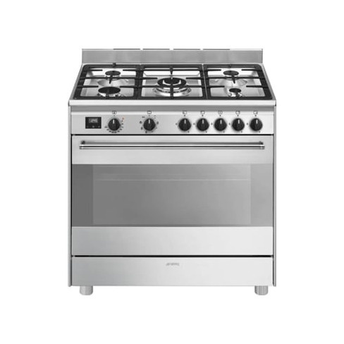 Fogão SMEG BG91X2 (115 L - Gás Natural - Inox)