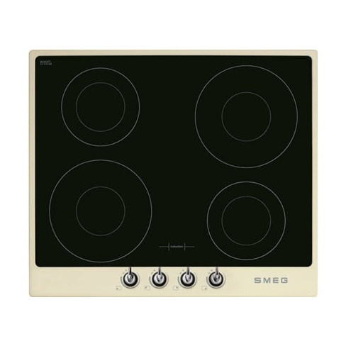 Placa de Indução SMEG Vitoria SI964PM (Elétrica - 59.6 cm - Creme)