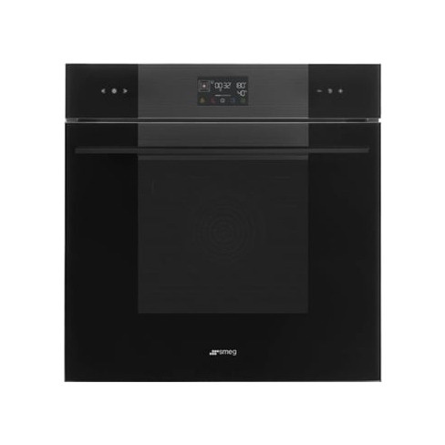 Forno a Vapor SMEG Linea SOP6102S2PB3 (68 L - 59.7 cm - Pirolítico - Preto)
