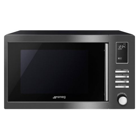 Micro-ondas SMEG MOE25B (25 L - Com Grill - Preto Mate)
