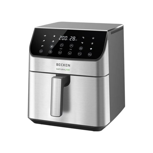 Fritadeira Sem Óleo BECKEN Digital BAF9427 (6 L - Cinzento)