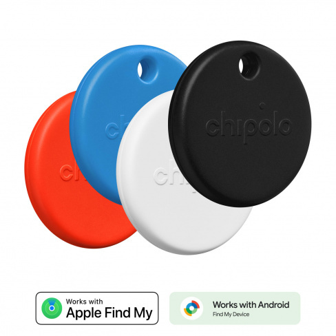 Chipolo - Chipolo POP (4x black/white/red/blue)