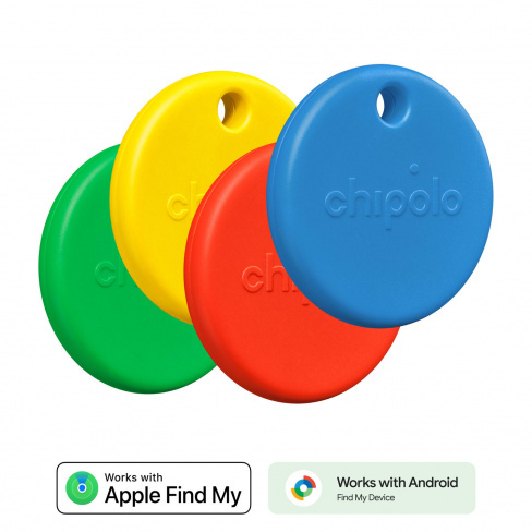 Chipolo - Chipolo POP (4x red/blue/yellow/green)