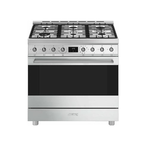 Fogão SMEG Série Sinfonia C9GMX2 (115 L - Gás Natural - Inox)