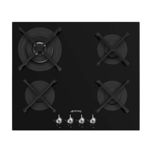 Placa de Gás SMEG PV364N (Gás Natural - 60 cm - Preto)