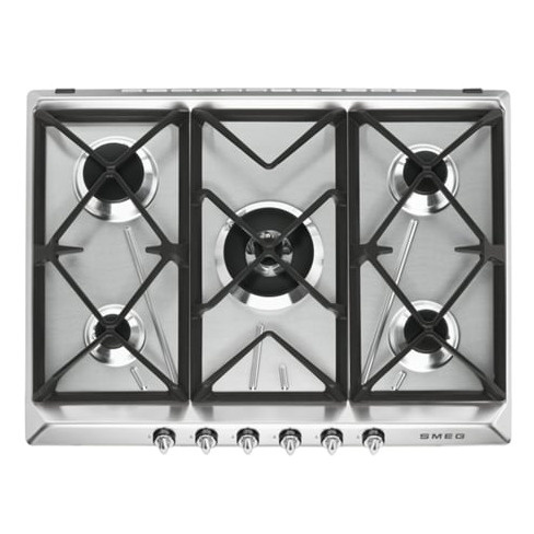 Placa de Gás SMEG SR975XGH (Gás Natural - 70 cm - Inox)