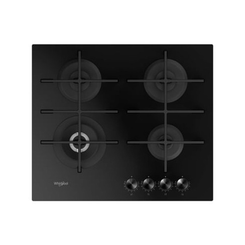 Placa de Gás WHIRLPOOL GOWL 628 NB (Gás Natural - 59 cm - Preto)