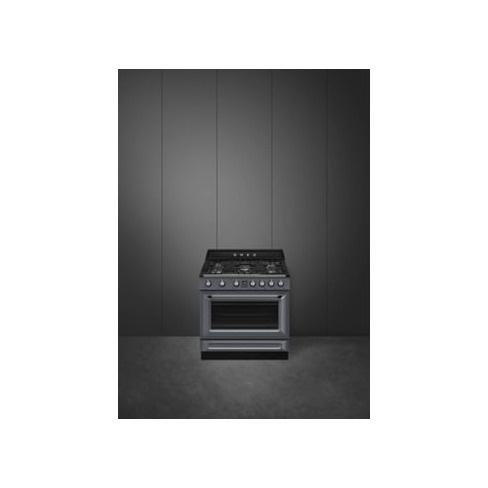 Fogão SMEG Victoria TR90GMGR (129L - Gás Natural - Slate Grey)