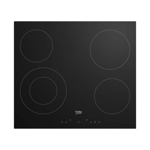 Placa de Vitrocerâmica BEKO HIC64402E (Elétrica - 59 cm - Preto)