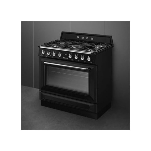 Fogão SMEG Victoria TR90GMBL (129L - Gás Natural - PRETO)