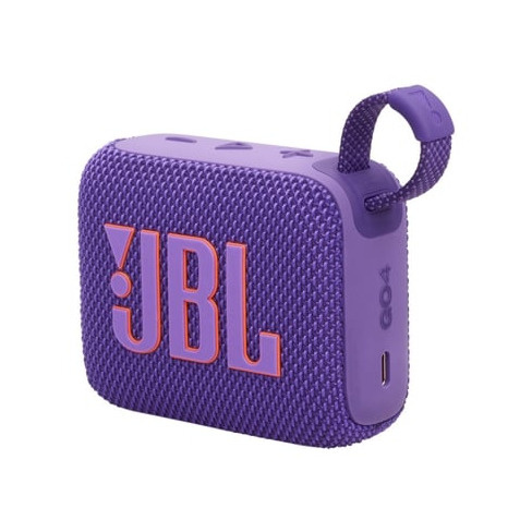 Coluna Bluetooth JBL GO4PUR (7 W - Autonomia: 12 h - Roxo)