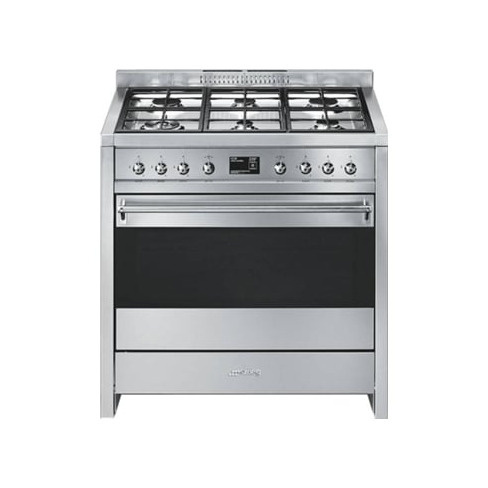 Fogão SMEG Opera A1-9 (115 L - Gás Natural - Inox)