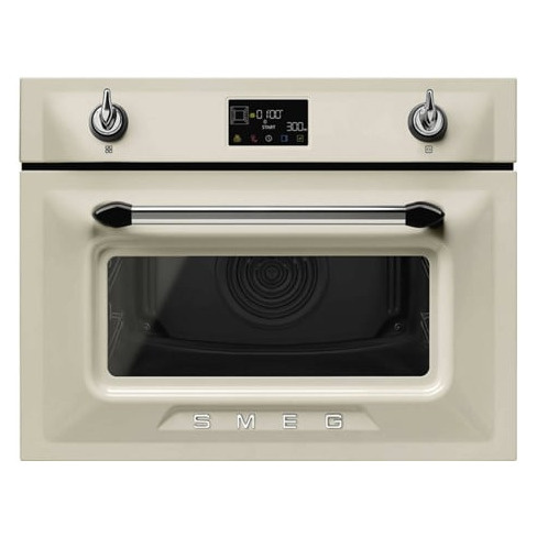 Forno Micro-ondas SMEG SO4902M1P (40 L - 59.7 cm - Hidrolítico - Creme)