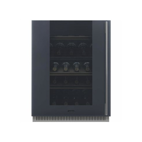 Cave de Vinho Encastre SMEG CVI138LG (38 Garrafas - Cizento)
