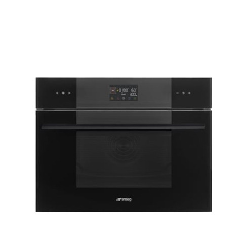 Forno Micro-ondas SMEG Linea SO4102M1B3 (40 L - 59.7 cm - Hidrolítico - Preto)