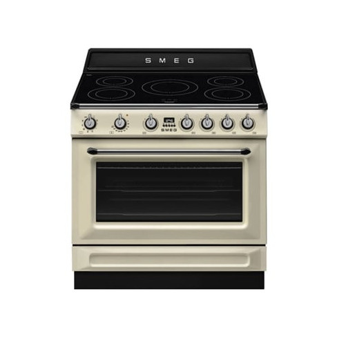Fogão SMEG Victoria TR90IMP (129L -  Elétrico de indução - Creme)