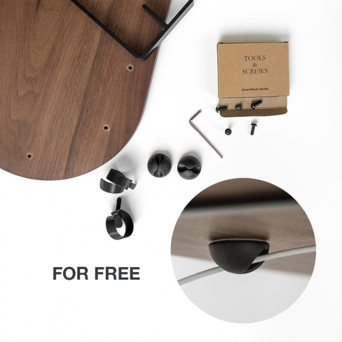 Woodcessories - Monitor Stand Single (walnult/black)