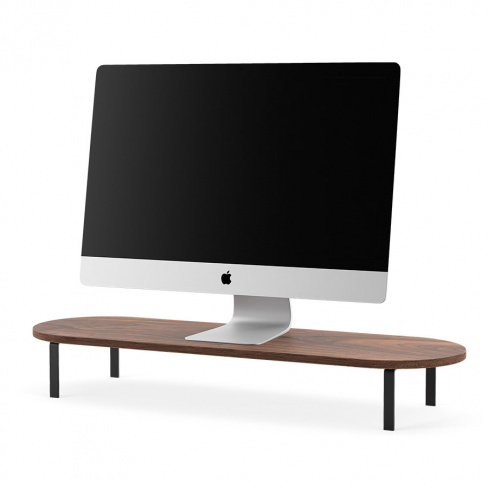 Woodcessories - Monitor Stand Single (walnult/black)