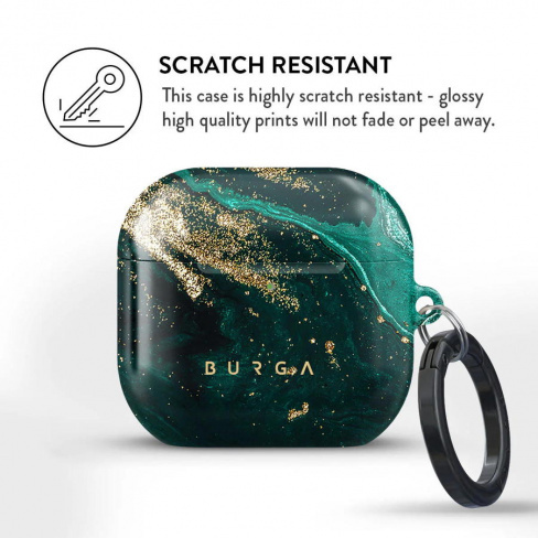 Burga - Bolsa para Airpods 4 (emerald pool)