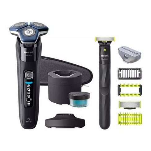 Máquina de Barbear PHILIPS S7886/78 Rotativa (Autonomia: 60 min - Bateria)