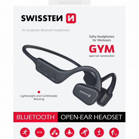 Swissten - Earphones Gym Open Ear Conduction