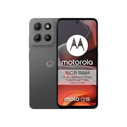 Smartphone MOTOROLA Moto G15 (6.7'' - 8 GB - 512 GB - Cinzento)