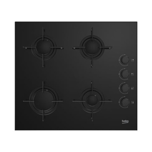 Placa de Gás BEKO HING 64120 SB (Gás Butano-Propano - 65 cm - Preto)