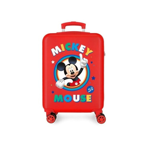 Mala de Cabine DISNEY Mickey Circle Vermelho (20x56x38cm - 35L)