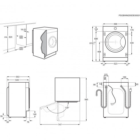 ELECTROLUX - Máq. Lavar Roupa EN7F4722AN