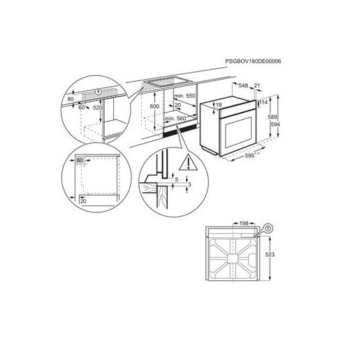 ELECTROLUX - Forno EOF3H54X