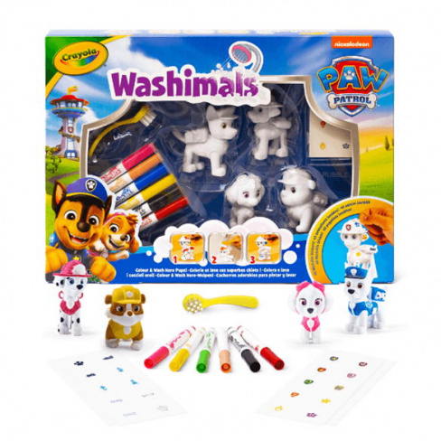 Crayola - Washimals Pets Paw Patrol Set 4x