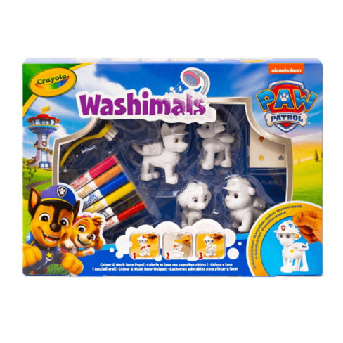 Crayola - Washimals Pets Paw Patrol Set 4x