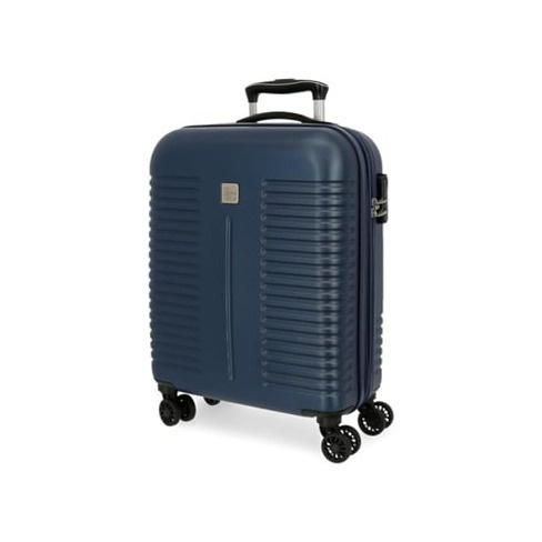 Mala de Cabine Expansível ROLL ROAD India Azul Escuro (40x55x20+5cm - 37L)