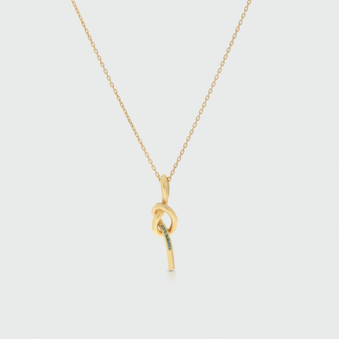 Colar ouro nós
