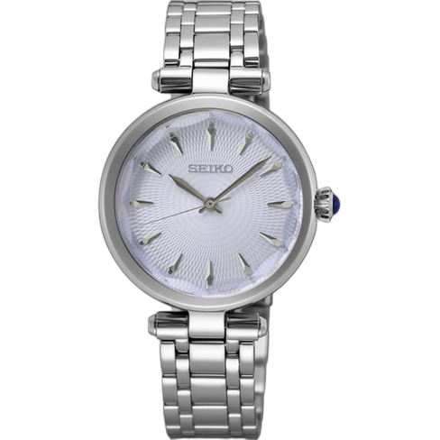 Relógio Seiko Ladies Quartzo Facetado Prateado