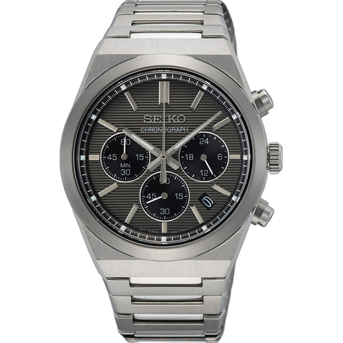 Relógio Seiko Essentials Cronógrafo 8T63 Most. Preto