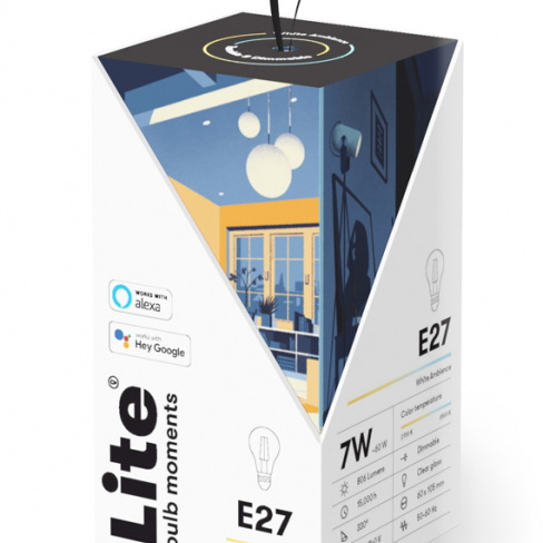 Litebulb - Lâmpada E27 (7W, clear glass)