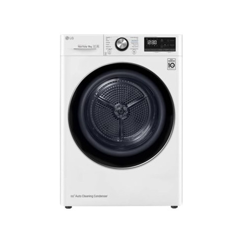 Máquina de Secar Roupa LG RC90V9AV2W (9 kg - Bomba de Calor - Branco)