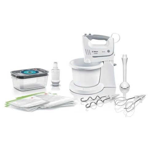 Batedeira + Acessórios BOSCH MFQ364V6 Ergomixx (450 W - Taça 3 L - Branco)